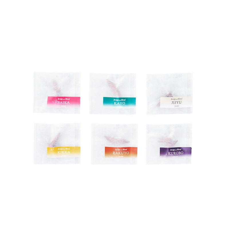 【千年の日本の香り】Six in Sense|お試しセット|コーン型 12個入り 天然 ハンドメイド