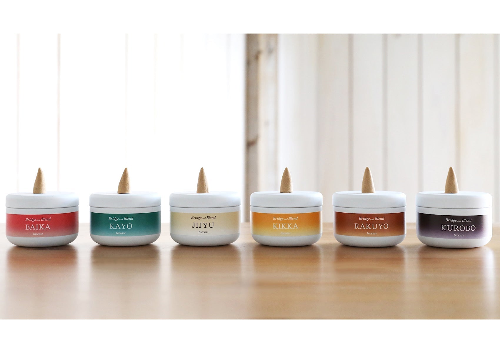 【千年の日本の香り】Six in Sense|BAIKA(リフィル)|コーン型 10個入り 天然 ハンドメイド