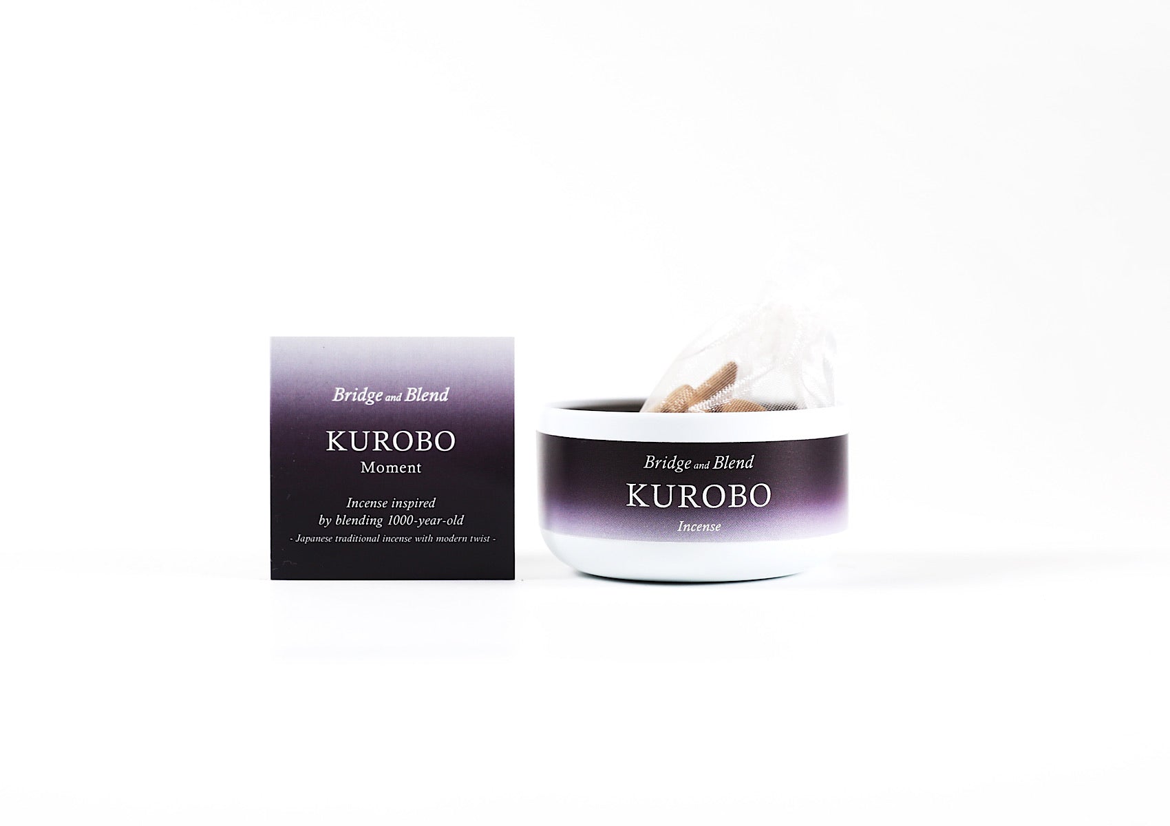 【千年の日本の香り】Six in Sense|KUROBO(お試しサイズ)|コーン型 2個入り 天然 ハンドメイド