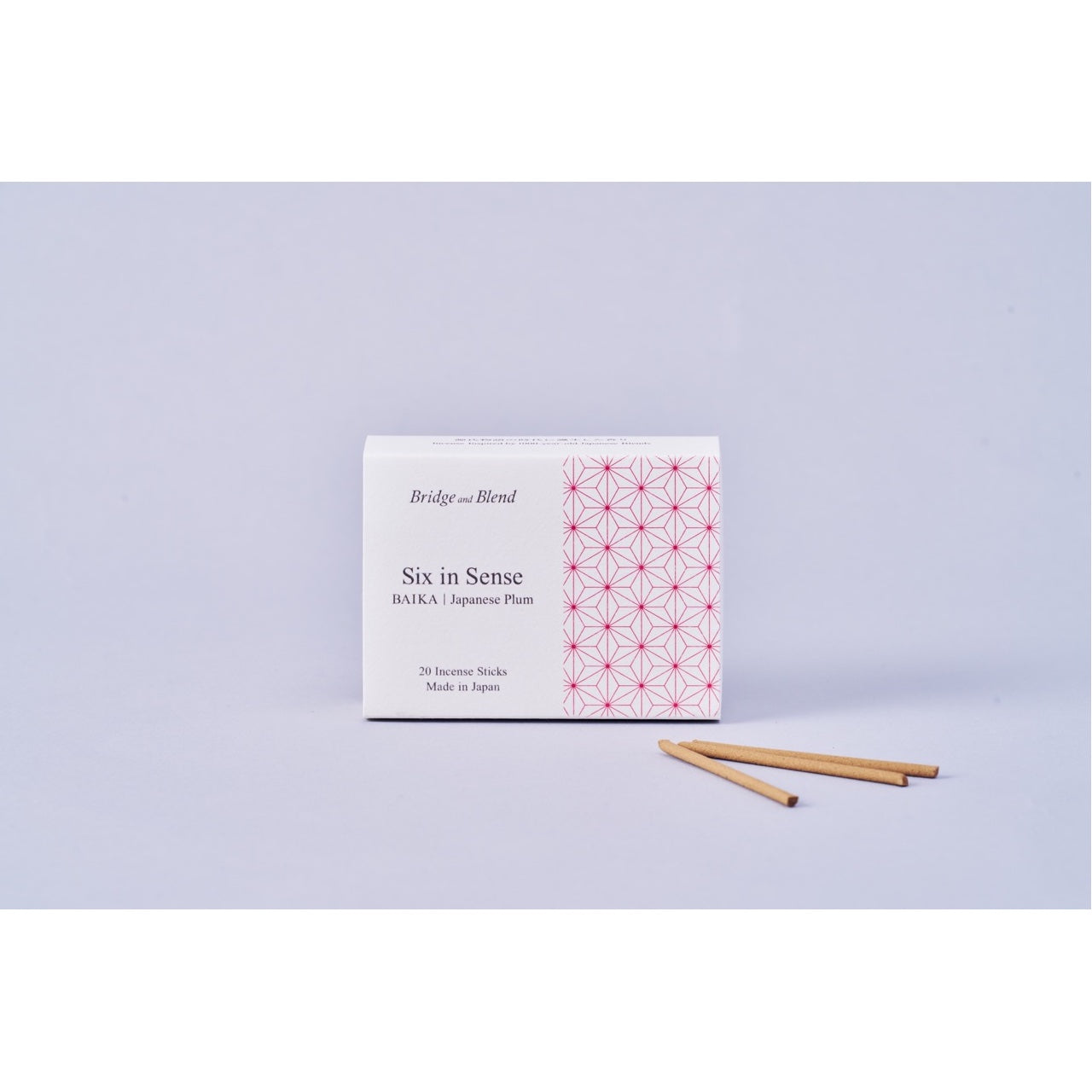 【千年の日本の香り】Six in Sense|BAIKA|スティック香 ミニ寸 20本入り 天然