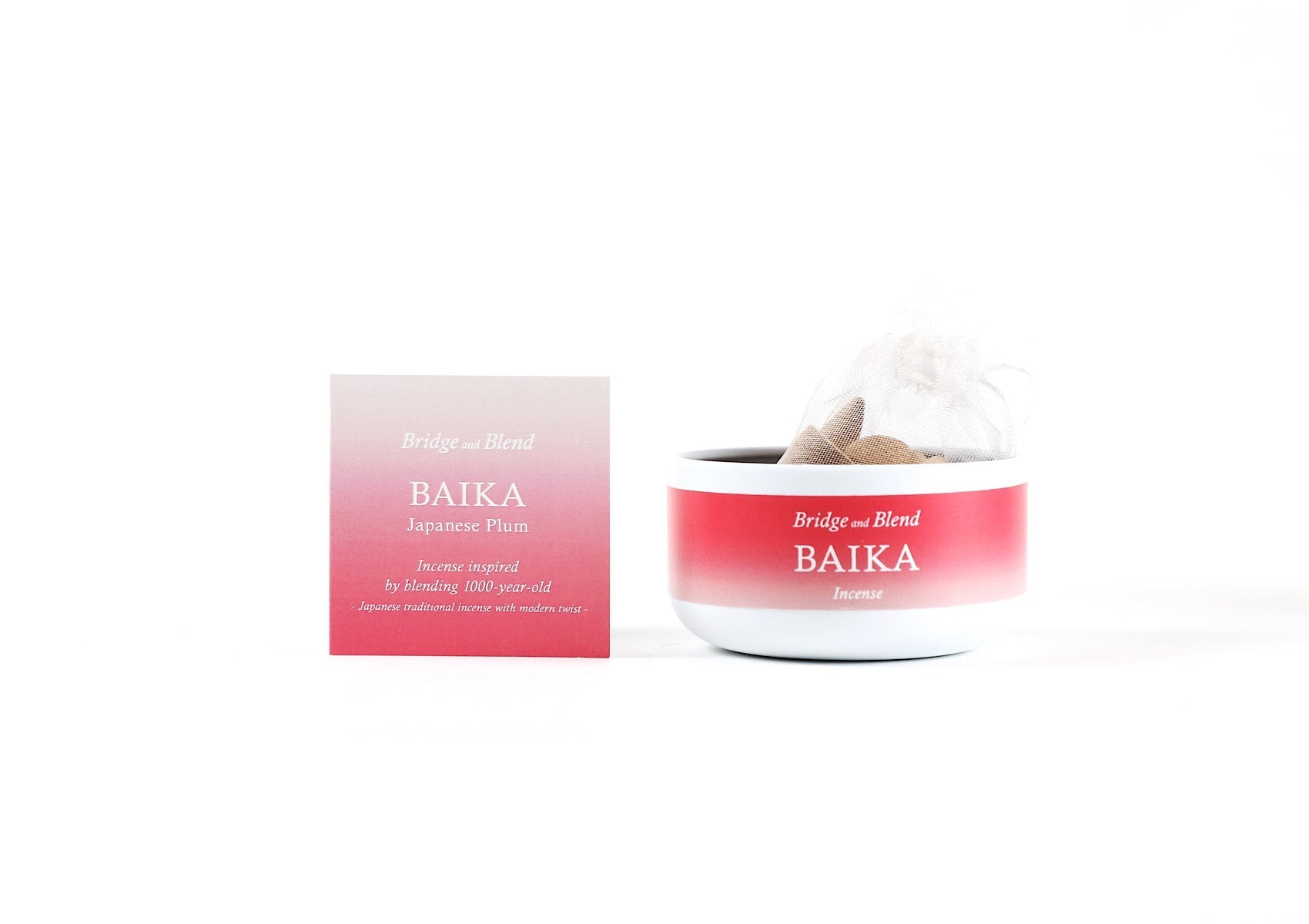 [Incense] BAIKA | Japanese Plum (Trial Size) 2 Cones 100% Natural Handmade