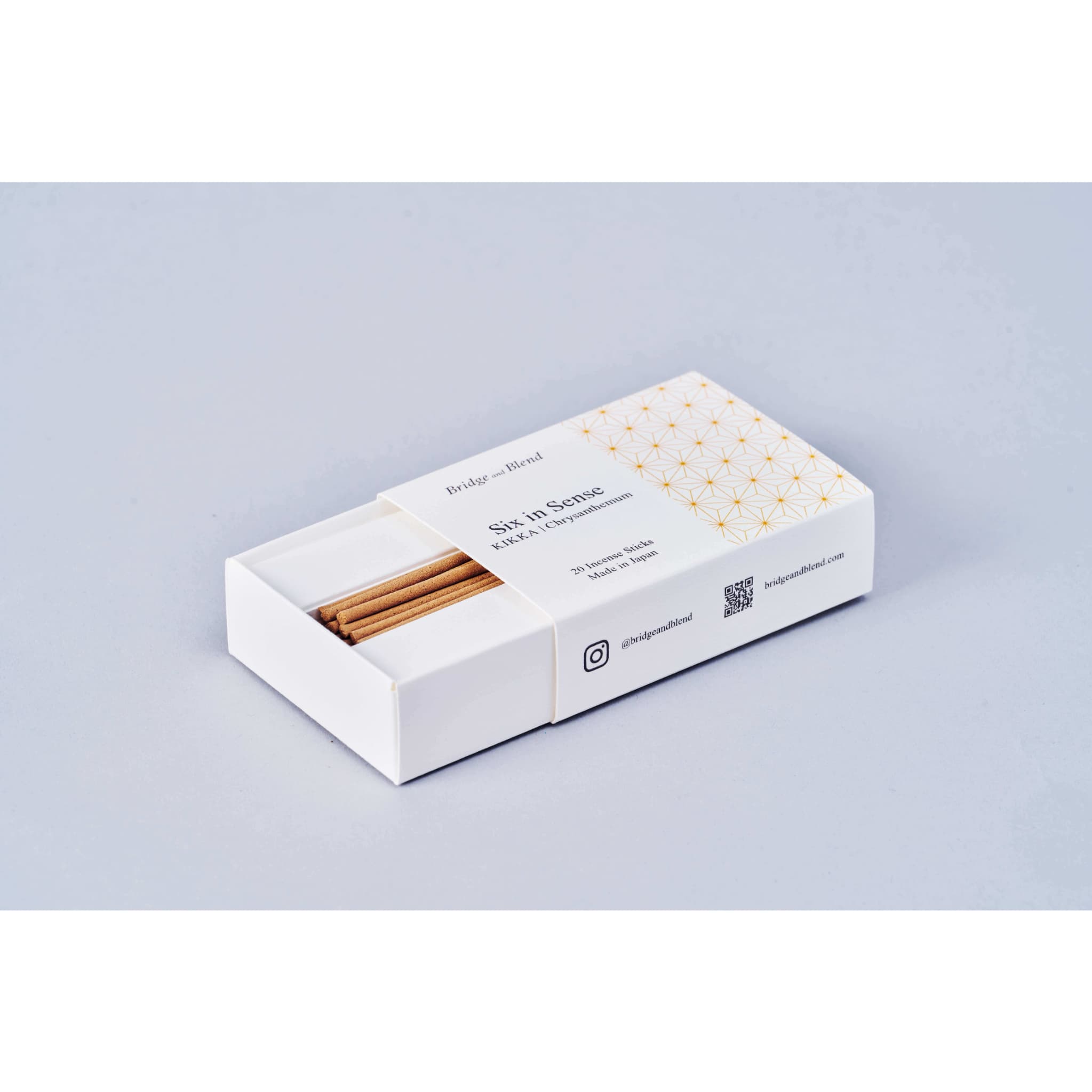 Six in Sense | KIKKA | Mini Stick Incense, 20 Sticks, Natural
