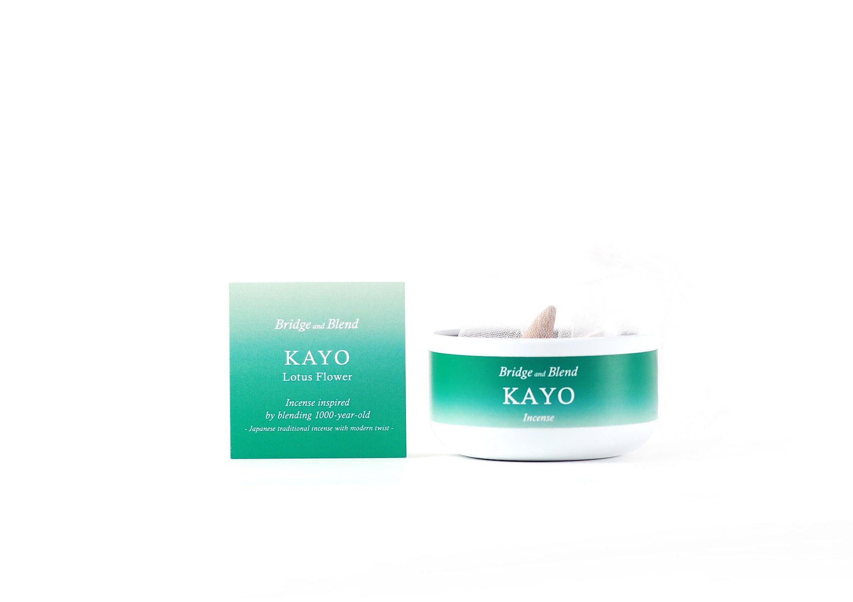 【お香】 KAYO | 荷葉（フルサイズ）コーン型 20個入り 天然 ハンドメイド